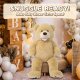 Giant Teddy Bear - Light Brown
