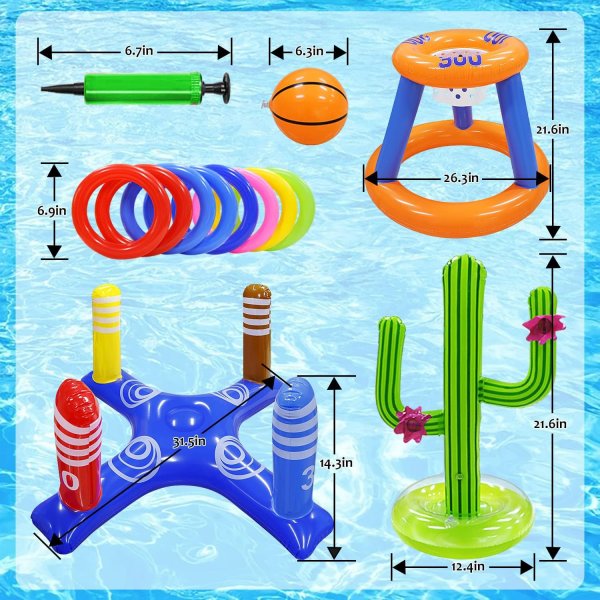 Pool Toys Games Set(3 Set Water Toys)