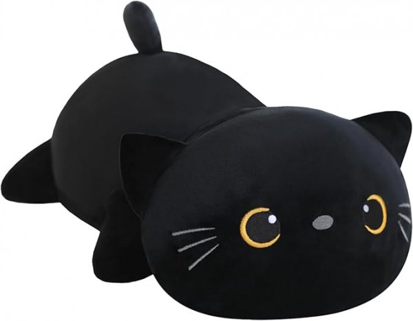 Weighted Stuffed Animal - Black Cat