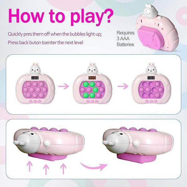 Fast Push Game Pop Fidget Toys (Rabbit)