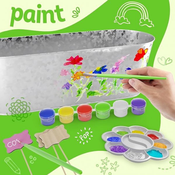 Paint & Plant Flower Growing Kit for Kids