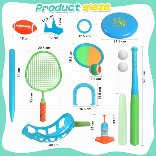 Kids-8-in-1 Fun Outdoor Kids Sports