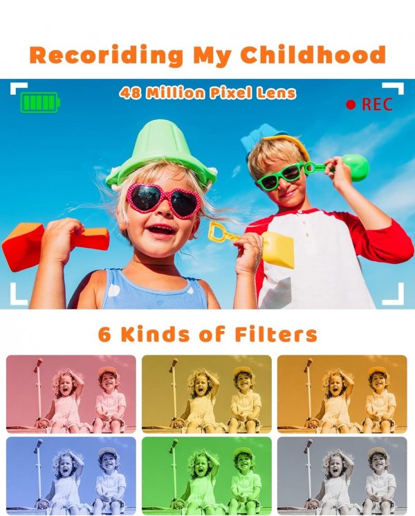 Kids Camera Toy Digital Camera for Kids - Blue